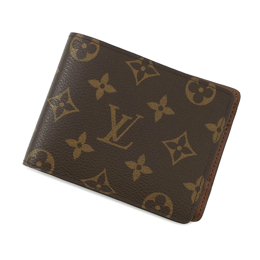 Louis Vuitton Monogram Bi fold Wallet Portefeuille Multiple